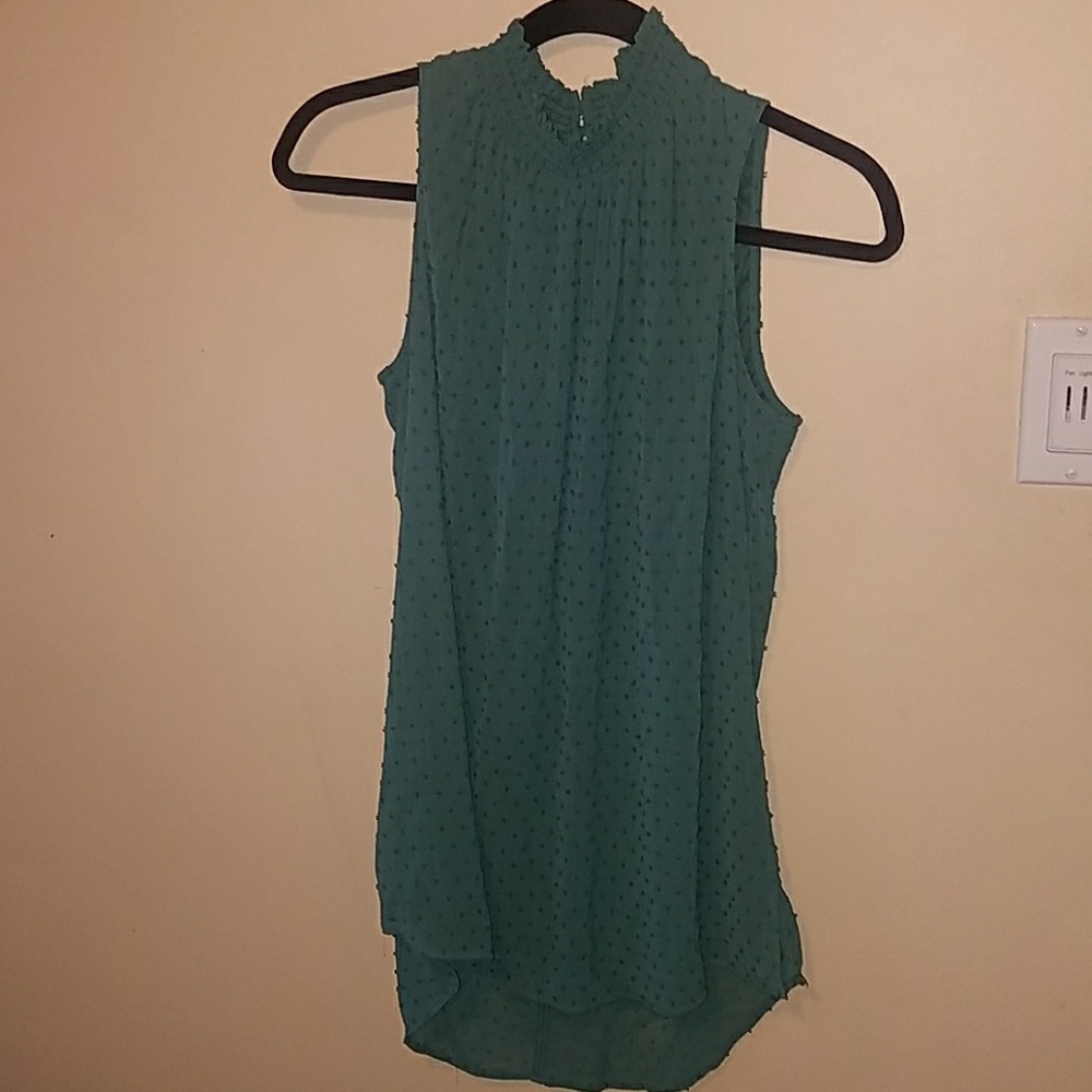 Dotted Tank Blouse